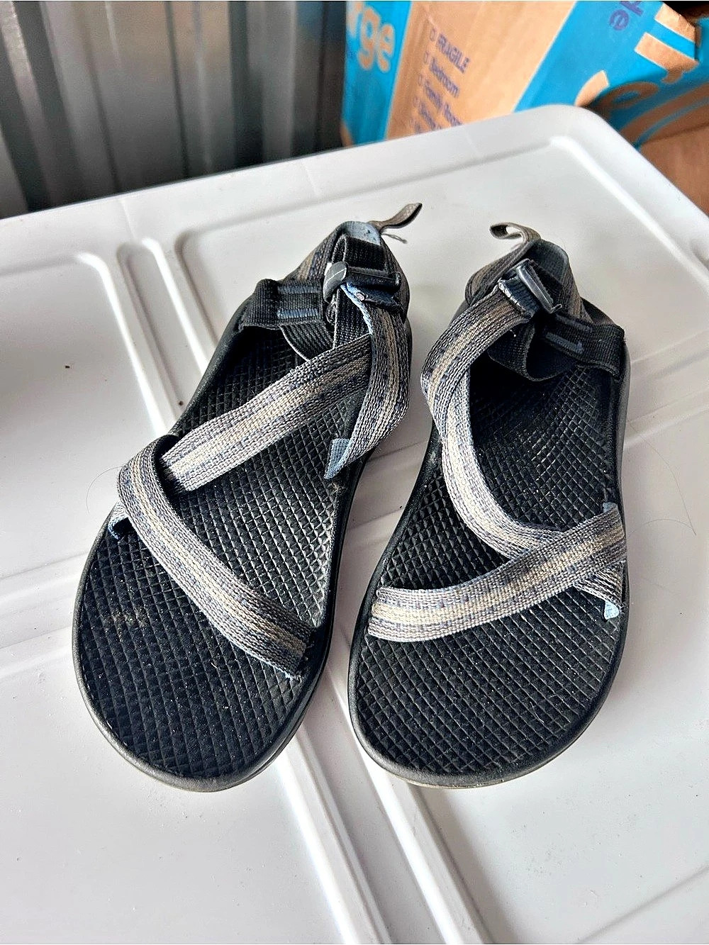 Chaco Z/1 Classic Sandals Women's Blue & Gray Sport Sandals